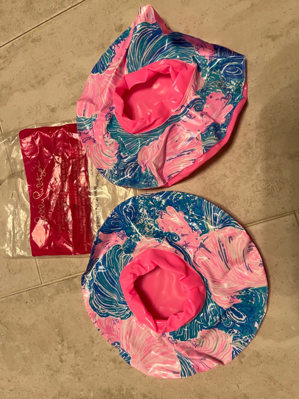 Lilly Pulitzer Wine Drink Floaty